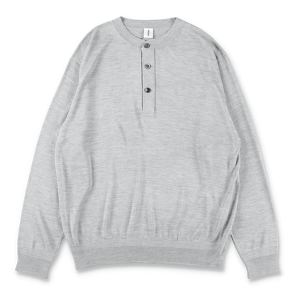 MEIAS SILK HENLEY NECK PO T.GRAY [SLPO-04-24] (N)