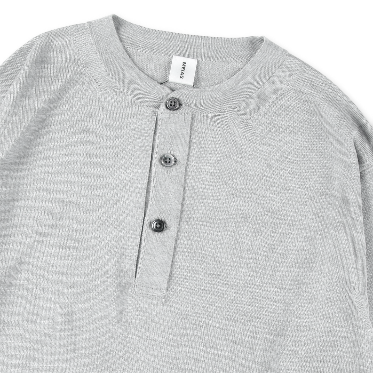 MEIAS SILK HENLEY NECK PO T.GRAY [SLPO-04-24] (N)