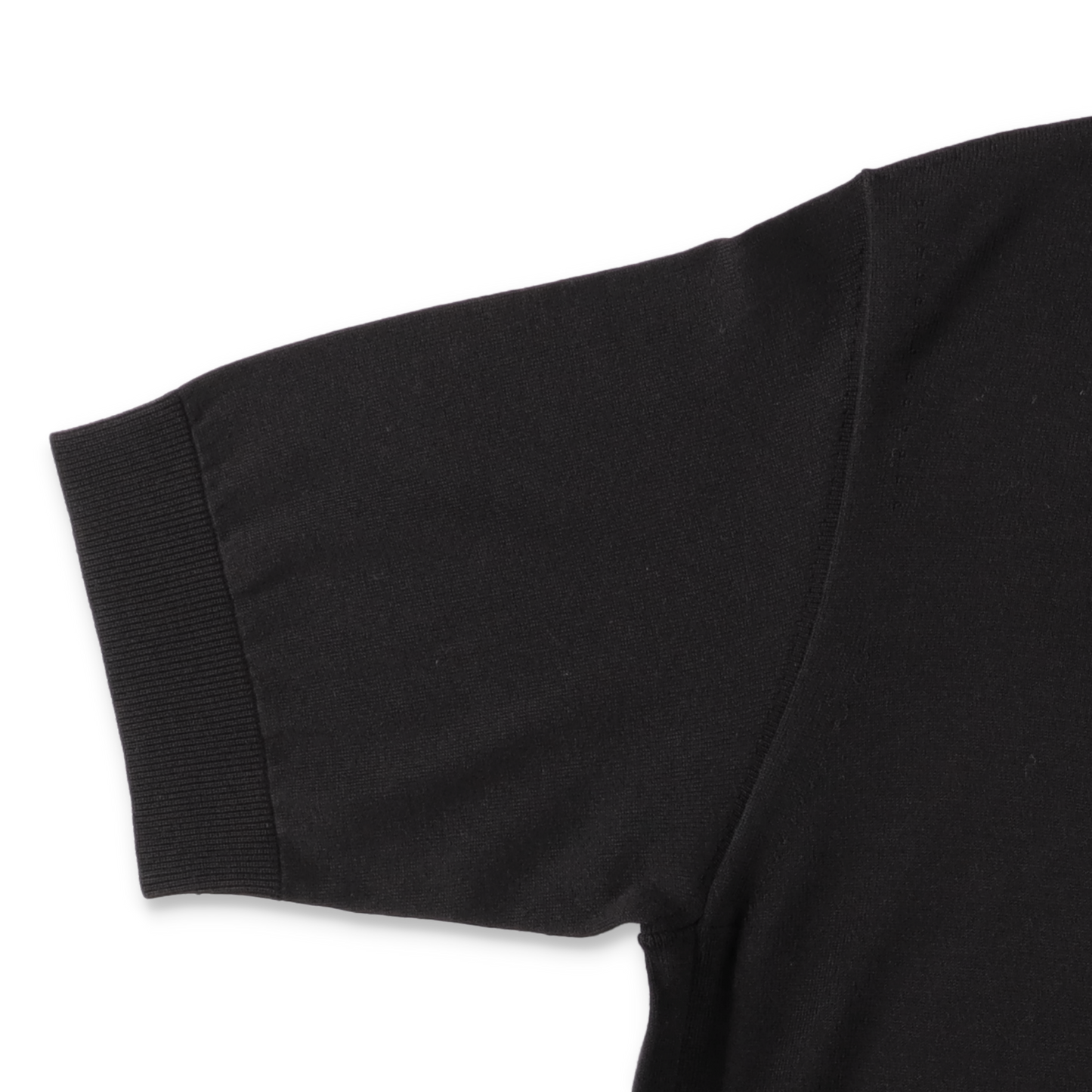 MEIAS CO/ SI KNIT POLO PO BLACK [HEPO-6S04] (N)