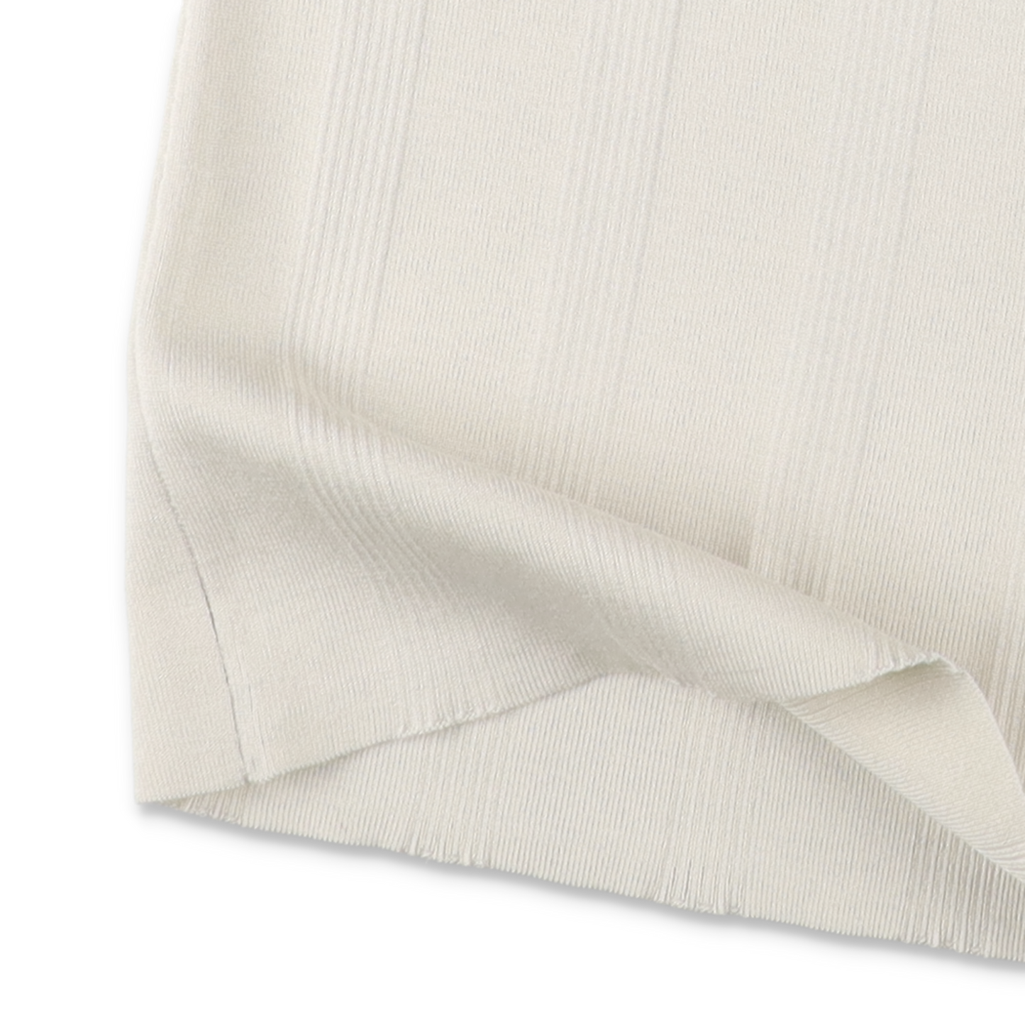 MEIAS FINE GAUGE SILK RIB MEN'S TANK TOP IVORY [SLTT-4S03] (N)