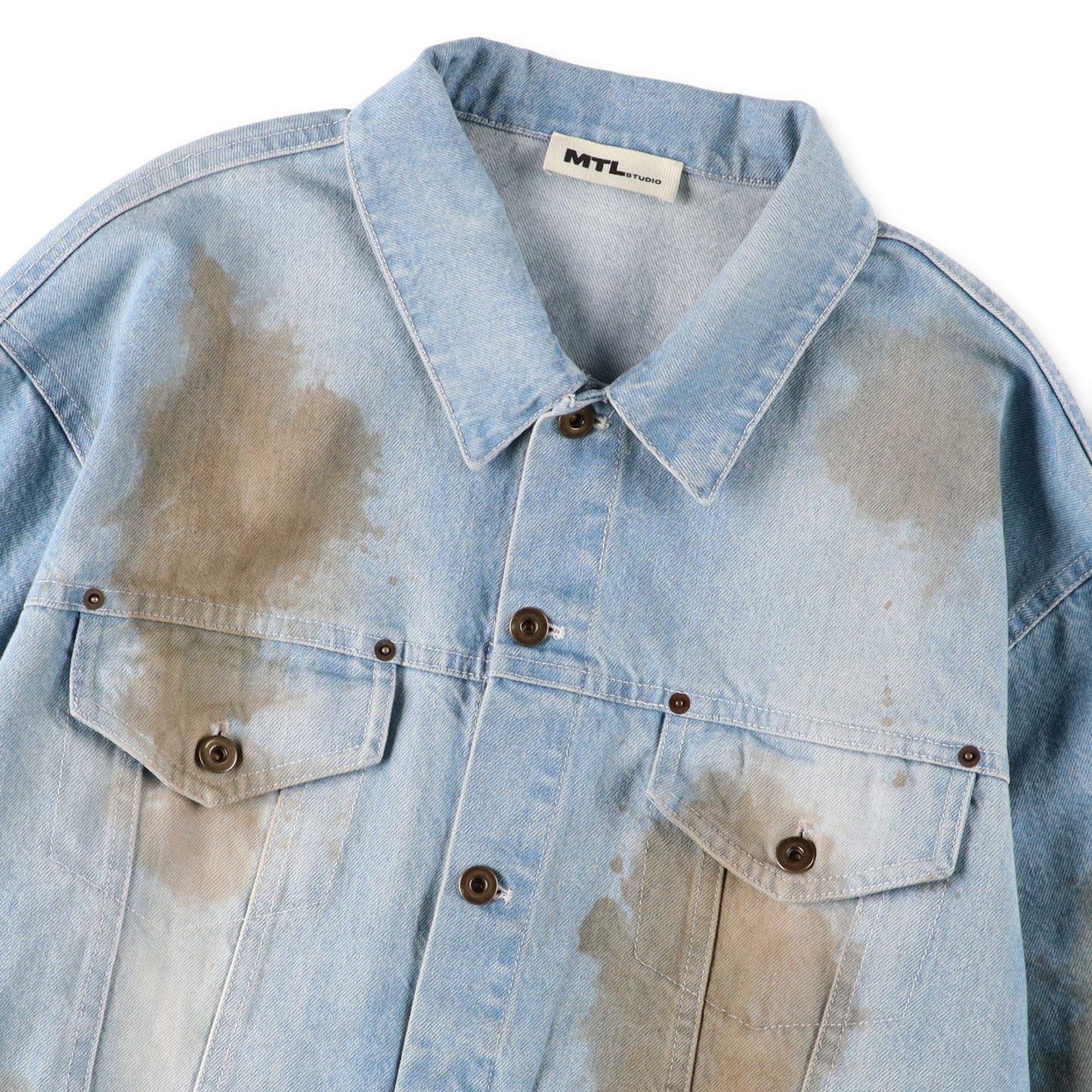 MTL STUDIO RAVE Denim Jacket MILITARY【MTL020RAVDJ003】(N)