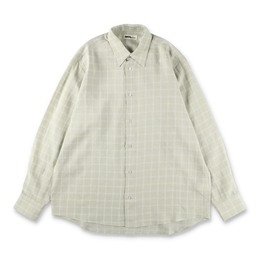 MTL STUDIO ENRICO Shirt CHECK【MTL020ENRSLS006】(N)