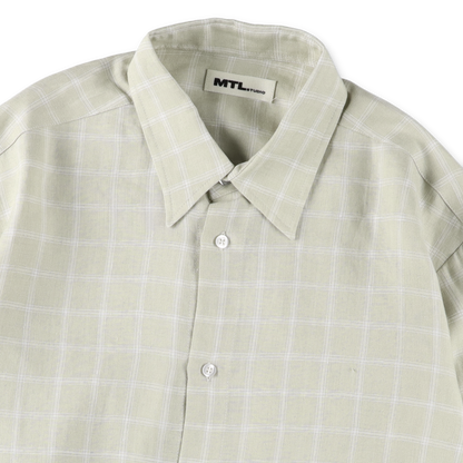 MTL STUDIO ENRICO Shirt CHECK【MTL020ENRSLS006】(N)