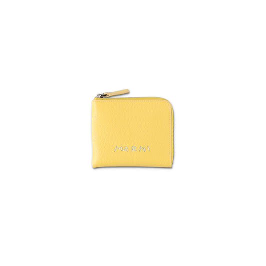 MARNI ZIP AROUND yellow【PFMI0095Q1P6533】(N)