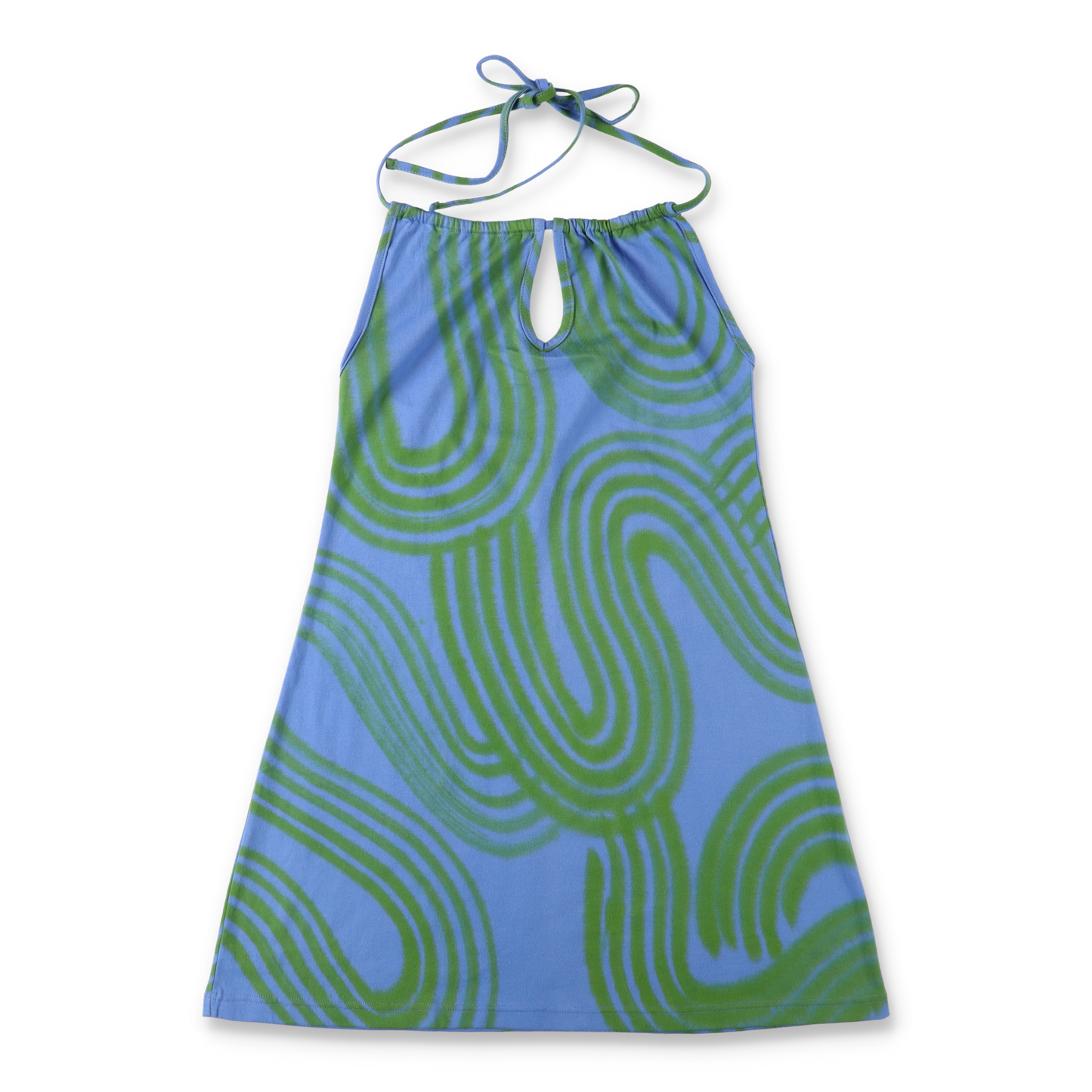 SUKU HOME KEYHOLE HALTER DRESS RIPPLE (N)