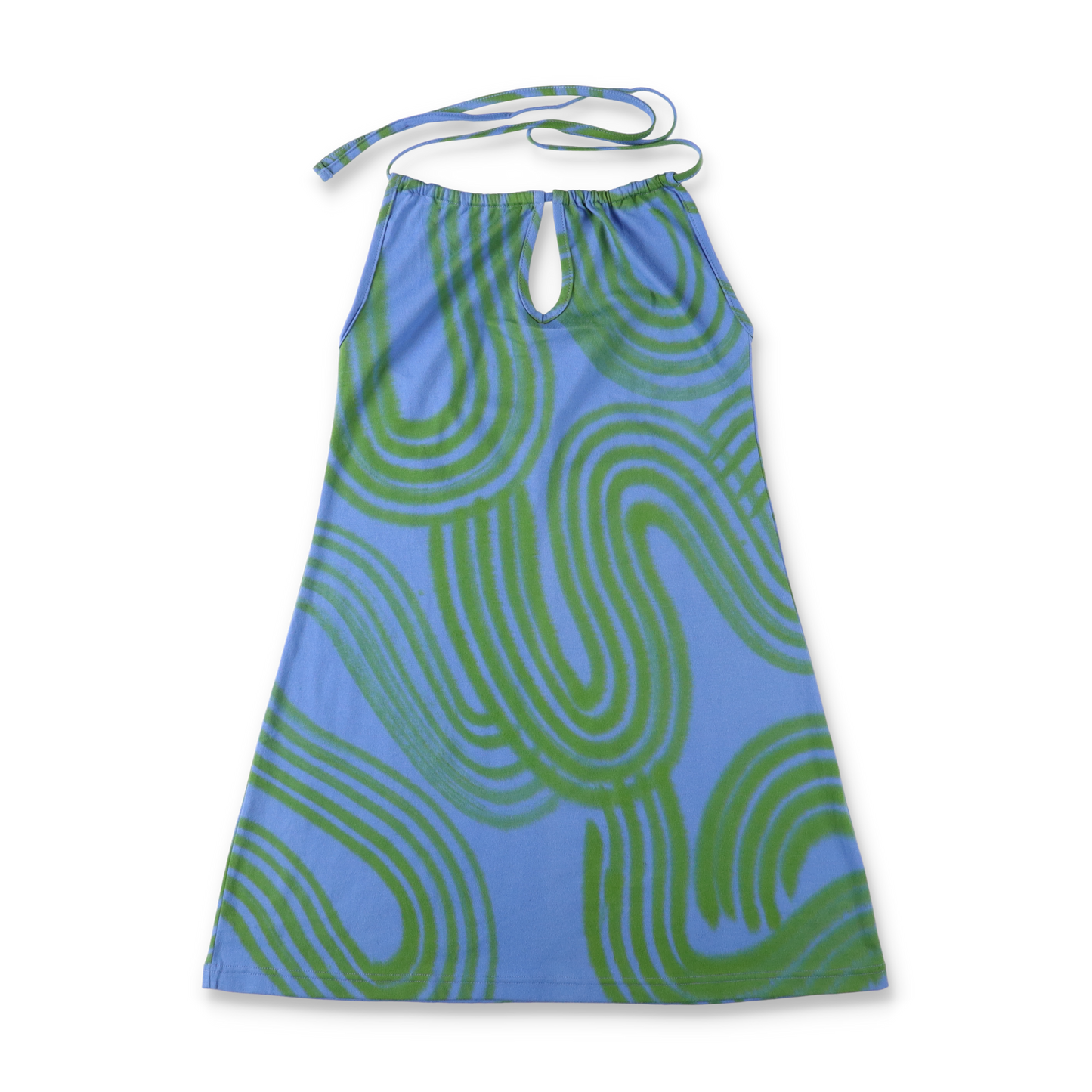 SUKU HOME KEYHOLE HALTER DRESS RIPPLE (N)