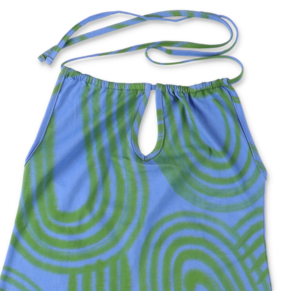 SUKU HOME KEYHOLE HALTER DRESS RIPPLE (N)