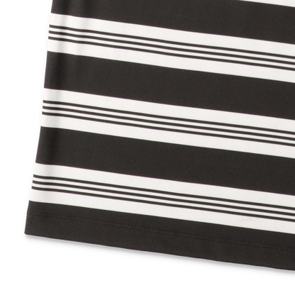 SOLARIS&CO. BOATNECK STRIPE TEE JAMES BLACK【Z02001】(N)