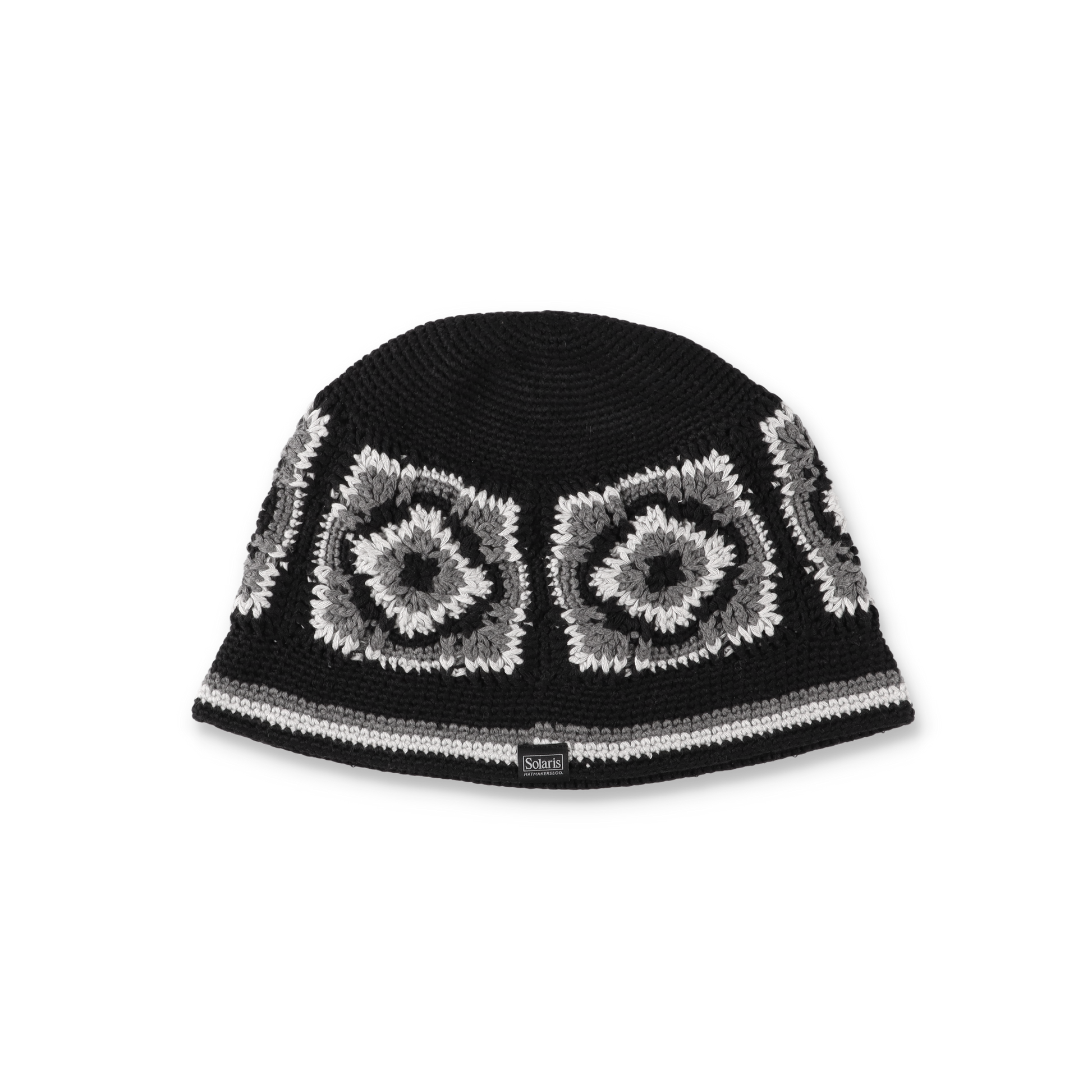 SOLARIS&Co. - CROCHET HAT SUNBIRD BLACK – STUDY SHOWROOM STORE