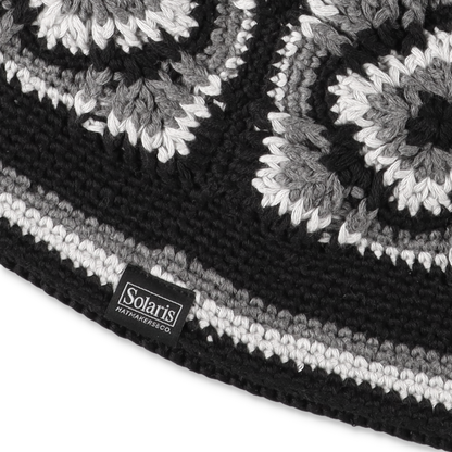 SOLARIS&Co. - CROCHET HAT SUNBIRD BLACK – STUDY SHOWROOM STORE