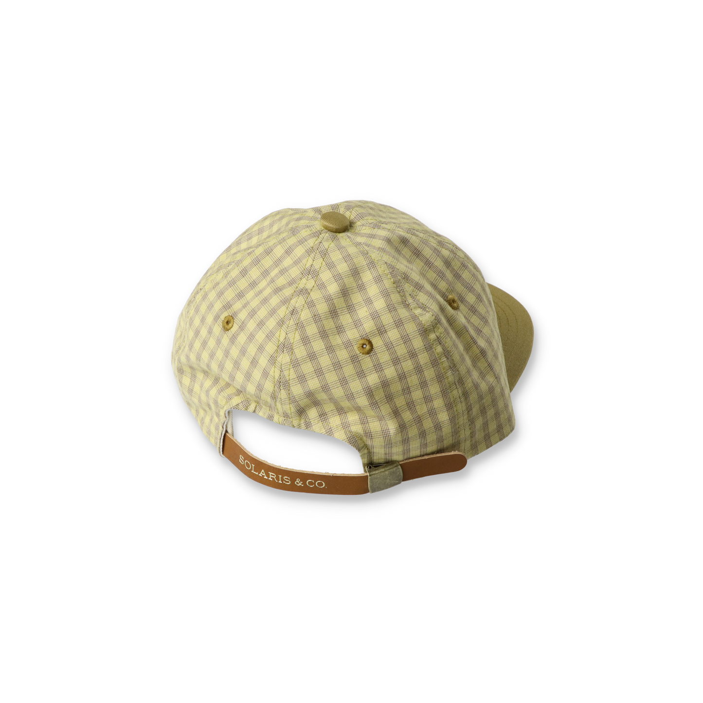 SOLARIS&Co. MADRAS CHECK CAP DANNYBOY MUSTARD 【Z01004】(N)