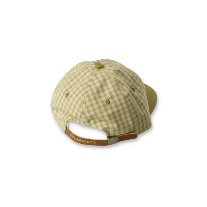 SOLARIS&Co. MADRAS CHECK CAP DANNYBOY MUSTARD 【Z01004】(N)