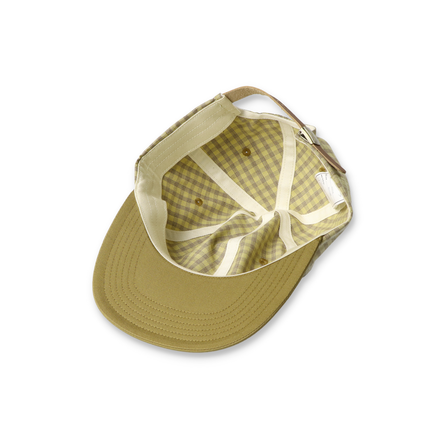 SOLARIS&Co. MADRAS CHECK CAP DANNYBOY MUSTARD 【Z01004】(N)