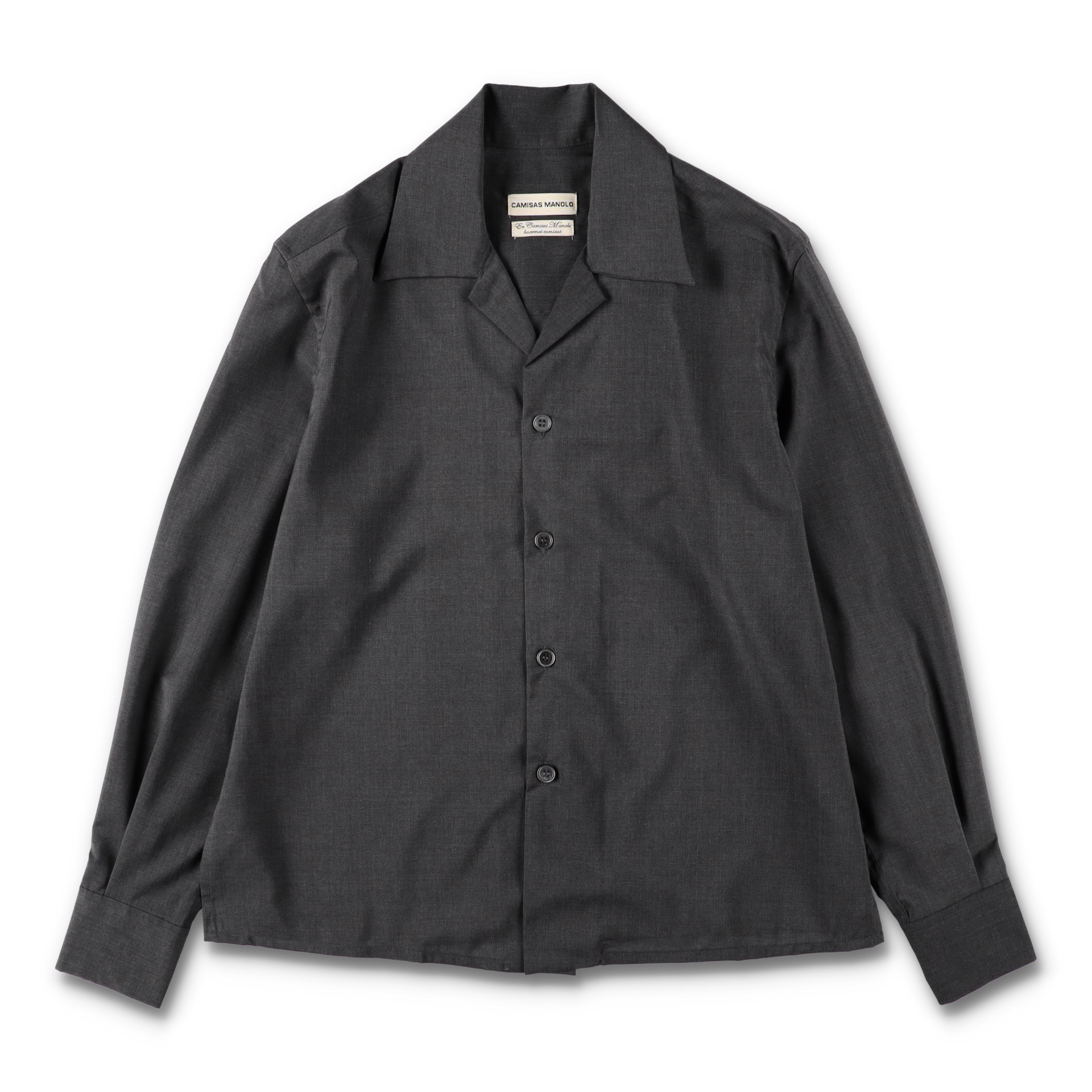 CAMISAS MANOLO シャツ カミサスマノロ CAMISAS MANOLO - GREY BUENAS NOCHES SHIRT – STUDY SHOWROOM STORE