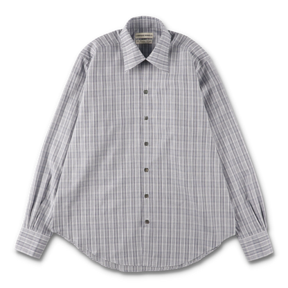 BLUE/WHITE MULTI CHECK NORMAL SHIRT - CAMISAS MANOLO 正面