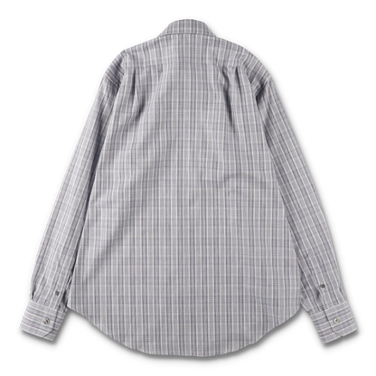 BLUE/WHITE MULTI CHECK NORMAL SHIRT - CAMISAS MANOLO 背面