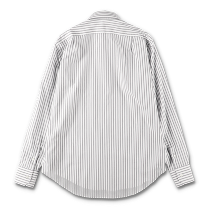 WHITE/BLACK STRIPES NORMAL SHIRT - CAMISAS MANOLO 背面