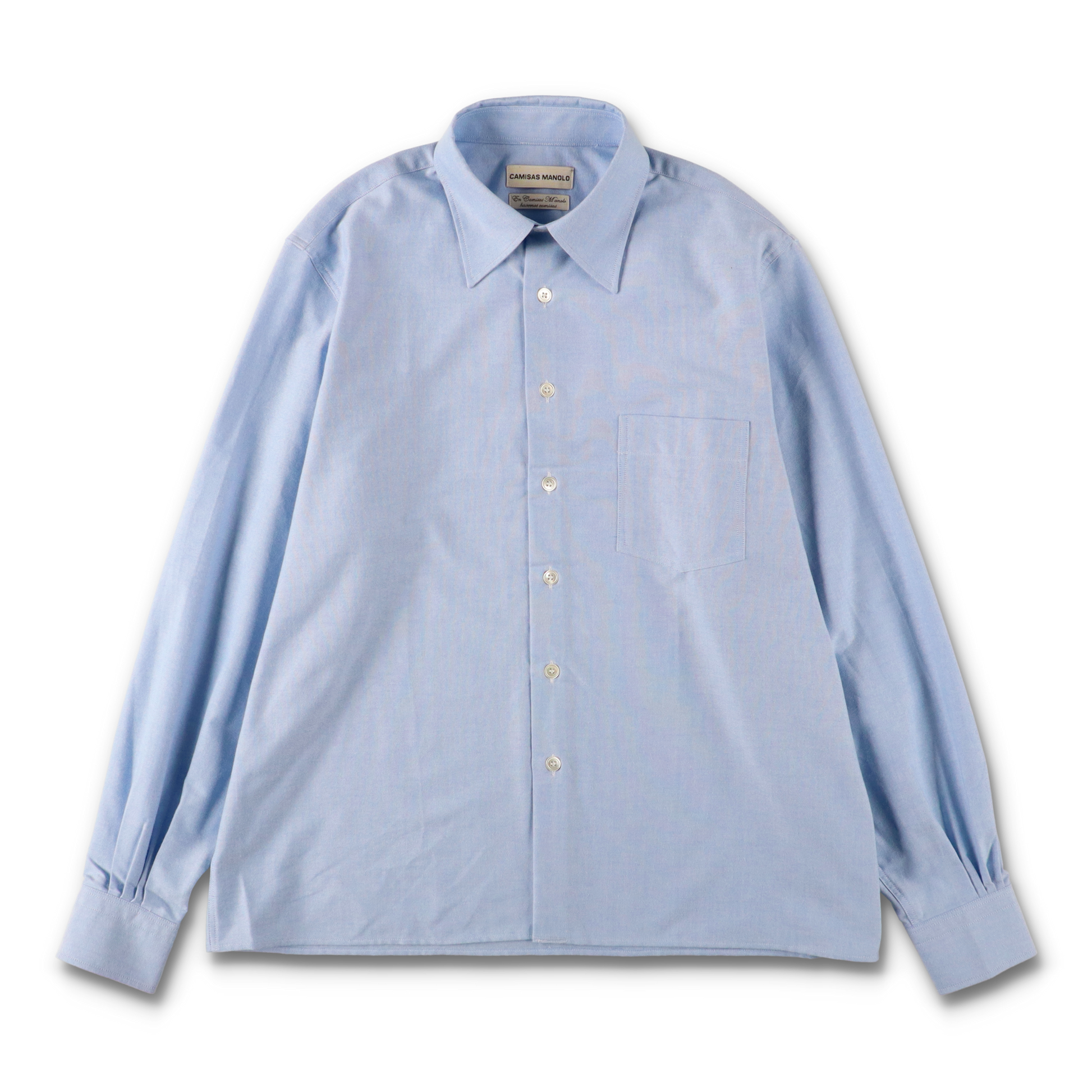 LIGHT BLUE CAMPO SHIRT - CAMISAS MANOLO 正面