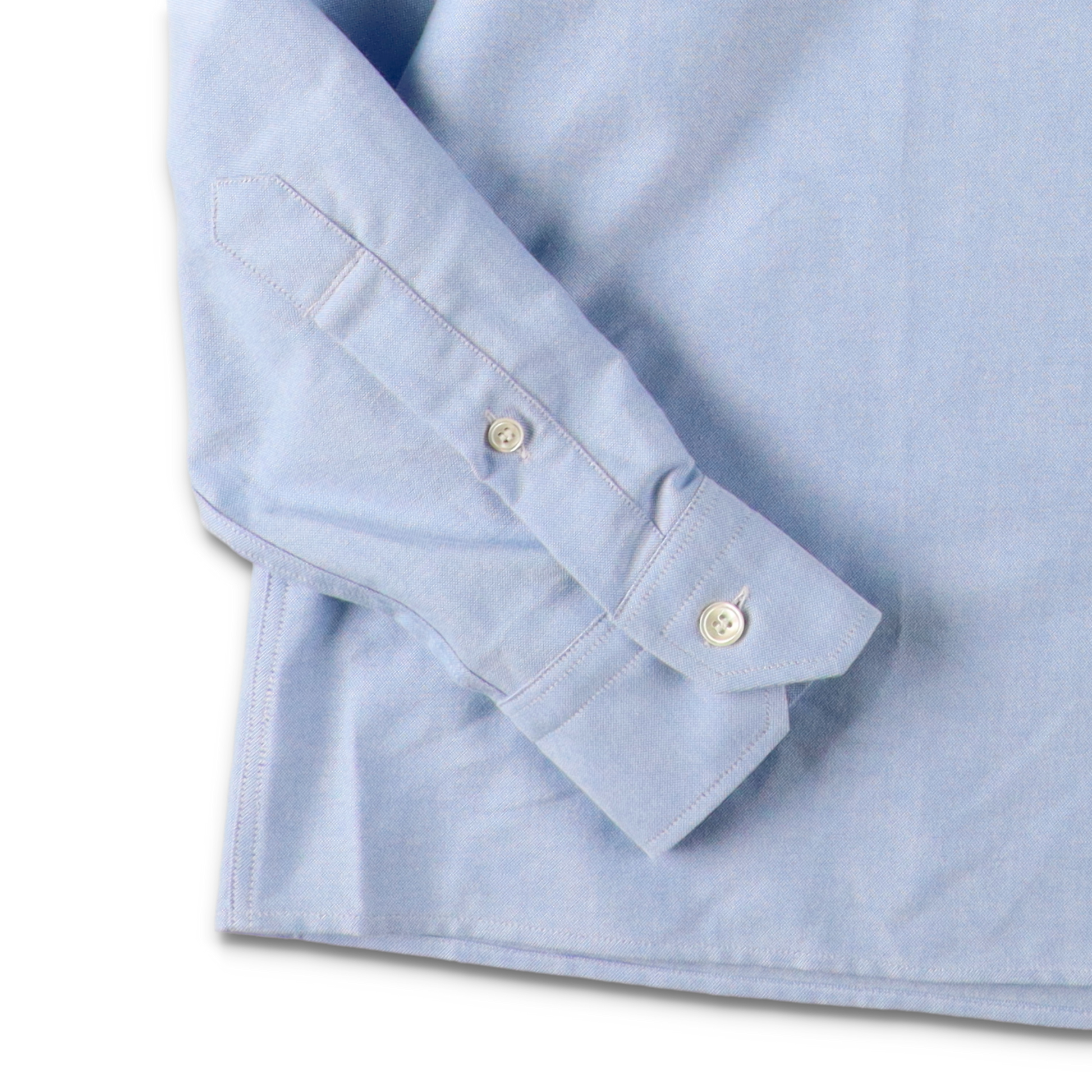LIGHT BLUE CAMPO SHIRT - CAMISAS MANOLO 袖のディテール