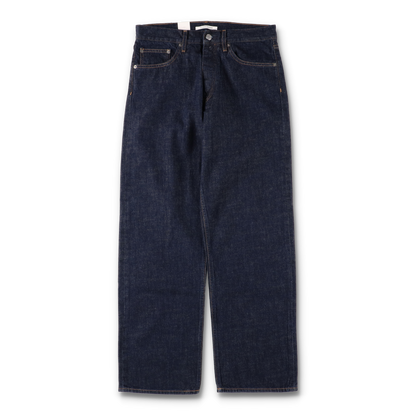 LOOSE DENIM SIMPLE RINSE BLUE - SUNFLOWER 正面
