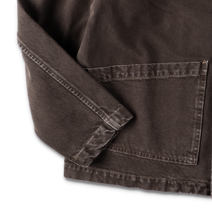 WORKER JAKET VINTAGE BROWN - SUNFLOWER 袖のディテール