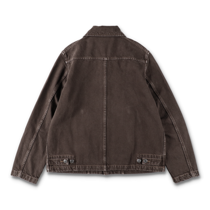 WORKER JAKET VINTAGE BROWN - SUNFLOWER 背面