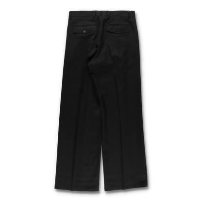 WIDE PLEATED TROUSER BLACK - SUNFLOWER 背面