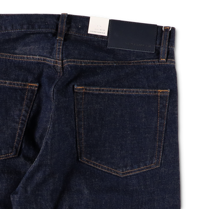 LOOSE DENIM SIMPLE RINSE BLUE - SUNFLOWER ポケットのディテール