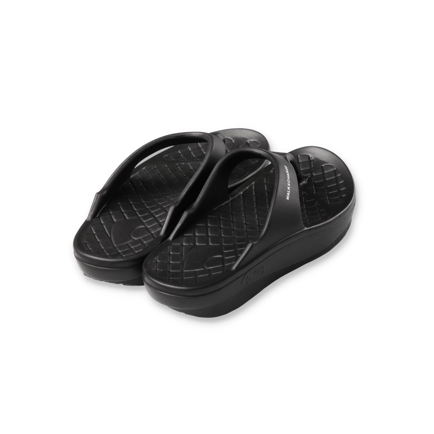 FlipFlop 2.0 black - RIG FOOTWEAR 背面