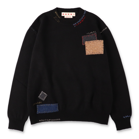 MARNI ROUNDNECK SWEATER Black 【GCMG0462Q0】(N)