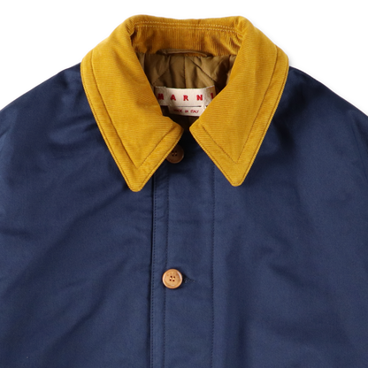 MARNI - Organic Gabardine Jacket Ink – STUDY SHOWROOM STORE MARNI - Organic Gabardine Jacket Ink – STUDY SHOWROOM STORE