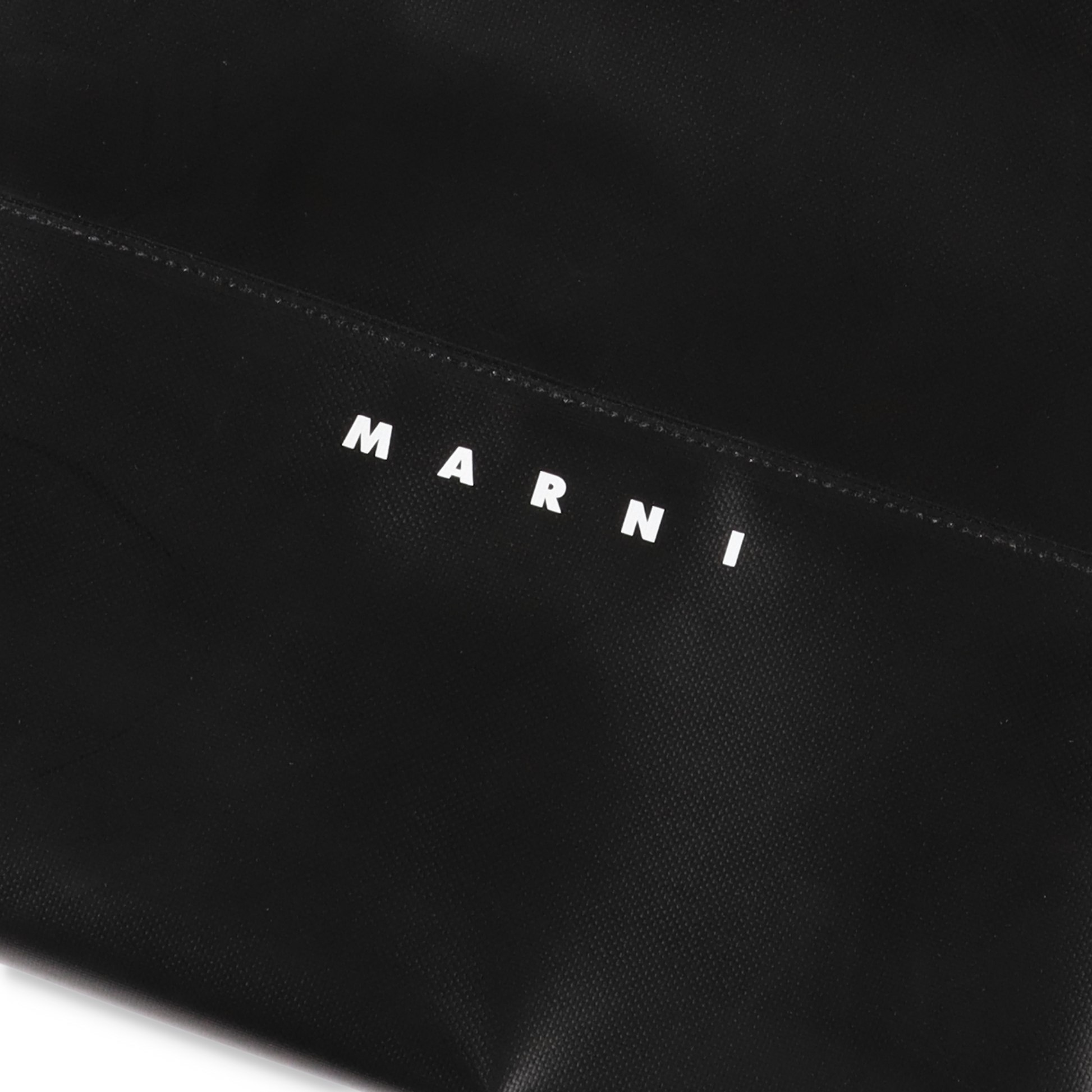 MARNI TRIBECA N/S TOTE Black - ロゴ