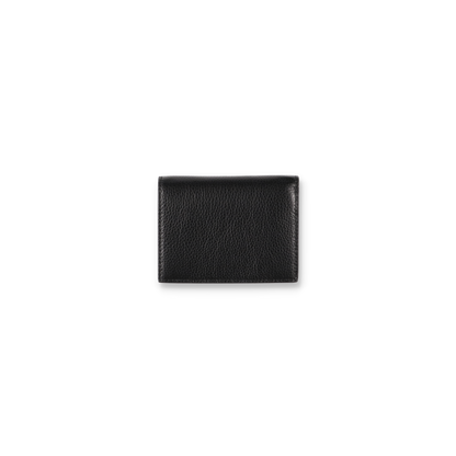 MARNI Leather bifold wallet with Marni Mending embroidery Black【PFMI0098U0】(N)