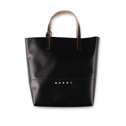 MARNI TRIBECA N/S TOTE Black - 正面