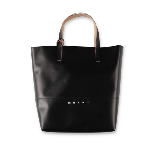 MARNI TRIBECA N/S TOTE Black - 正面