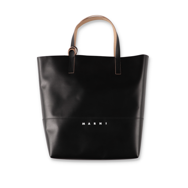 MARNI - TRIBECA N/S TOTE Black – STUDY SHOWROOM STORE