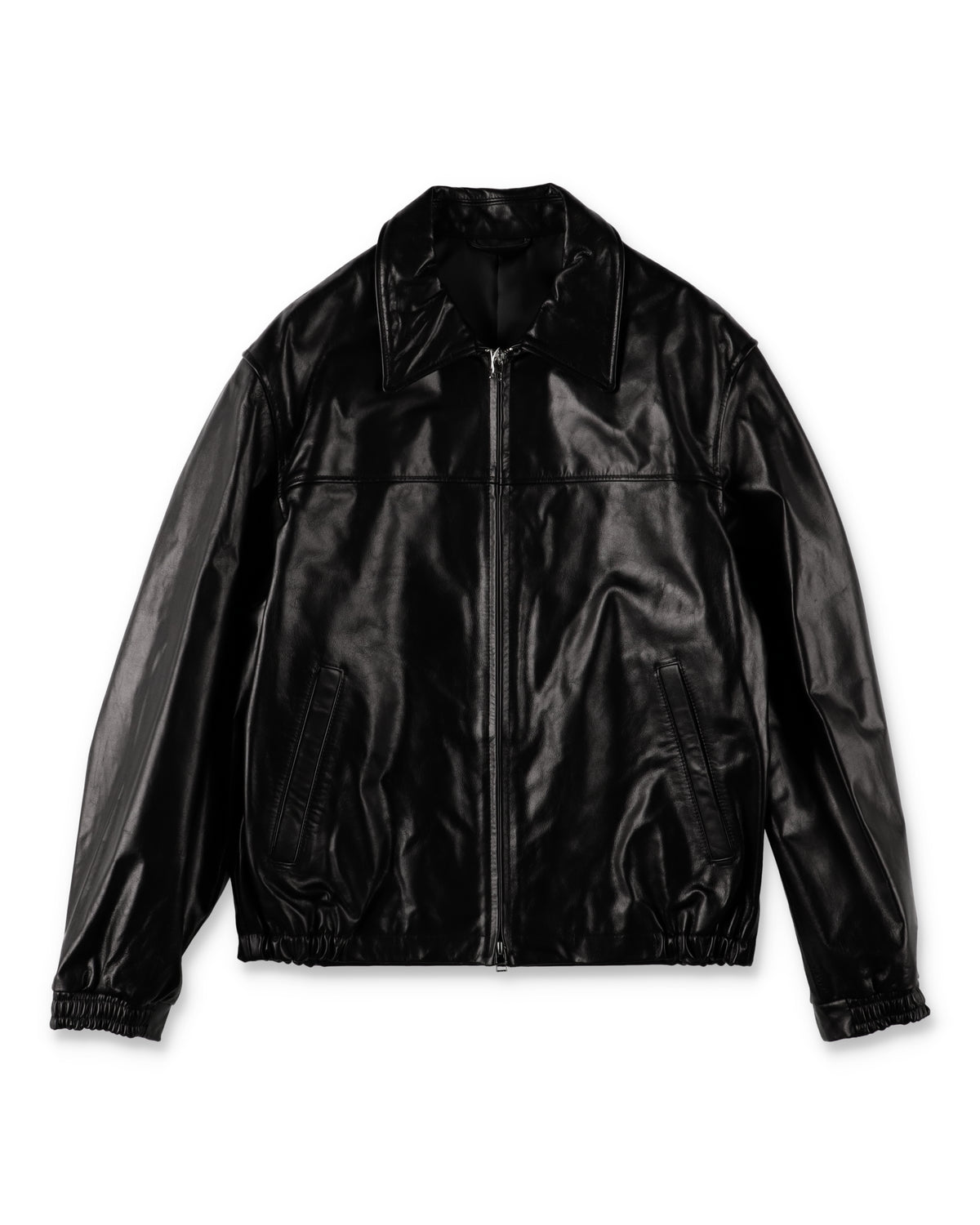 UNIVERSAL PRODUCTS. LEATHER JACKET BLACK【263-60401】(N)