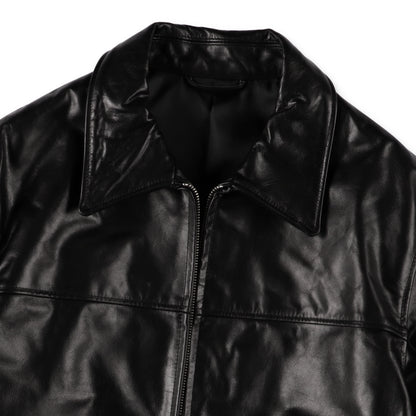 UNIVERSAL PRODUCTS. LEATHER JACKET BLACK【263-60401】(N)