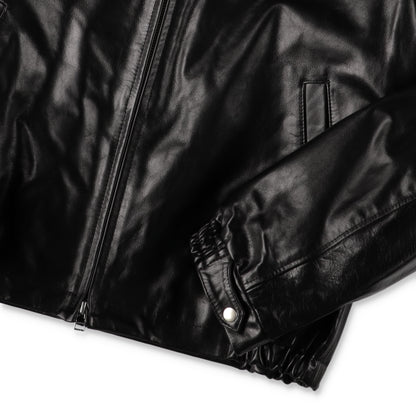 UNIVERSAL PRODUCTS. LEATHER JACKET BLACK【263-60401】(N)