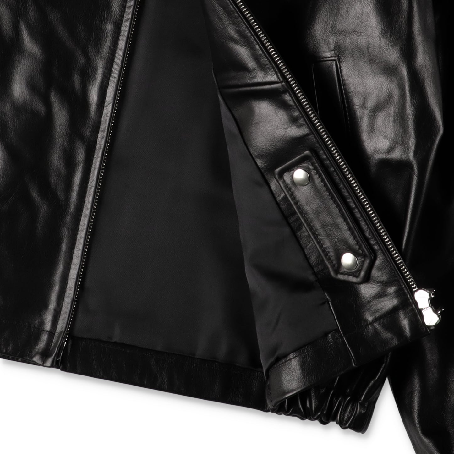 UNIVERSAL PRODUCTS. LEATHER JACKET BLACK【263-60401】(N)