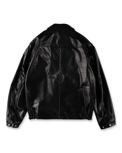 UNIVERSAL PRODUCTS. LEATHER JACKET BLACK【263-60401】(N)