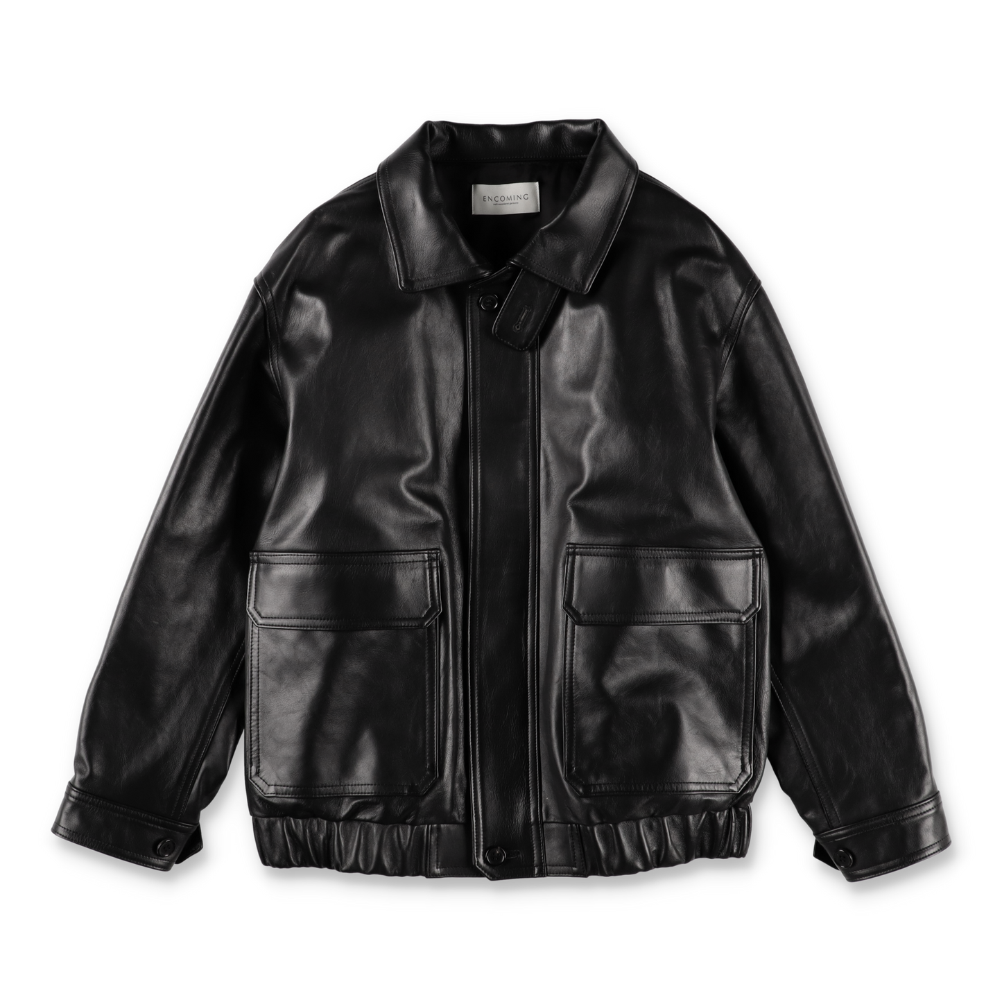 ENCOMING ZIP SHORT BLOUSON BROWN [ZSBL-BR] (N)