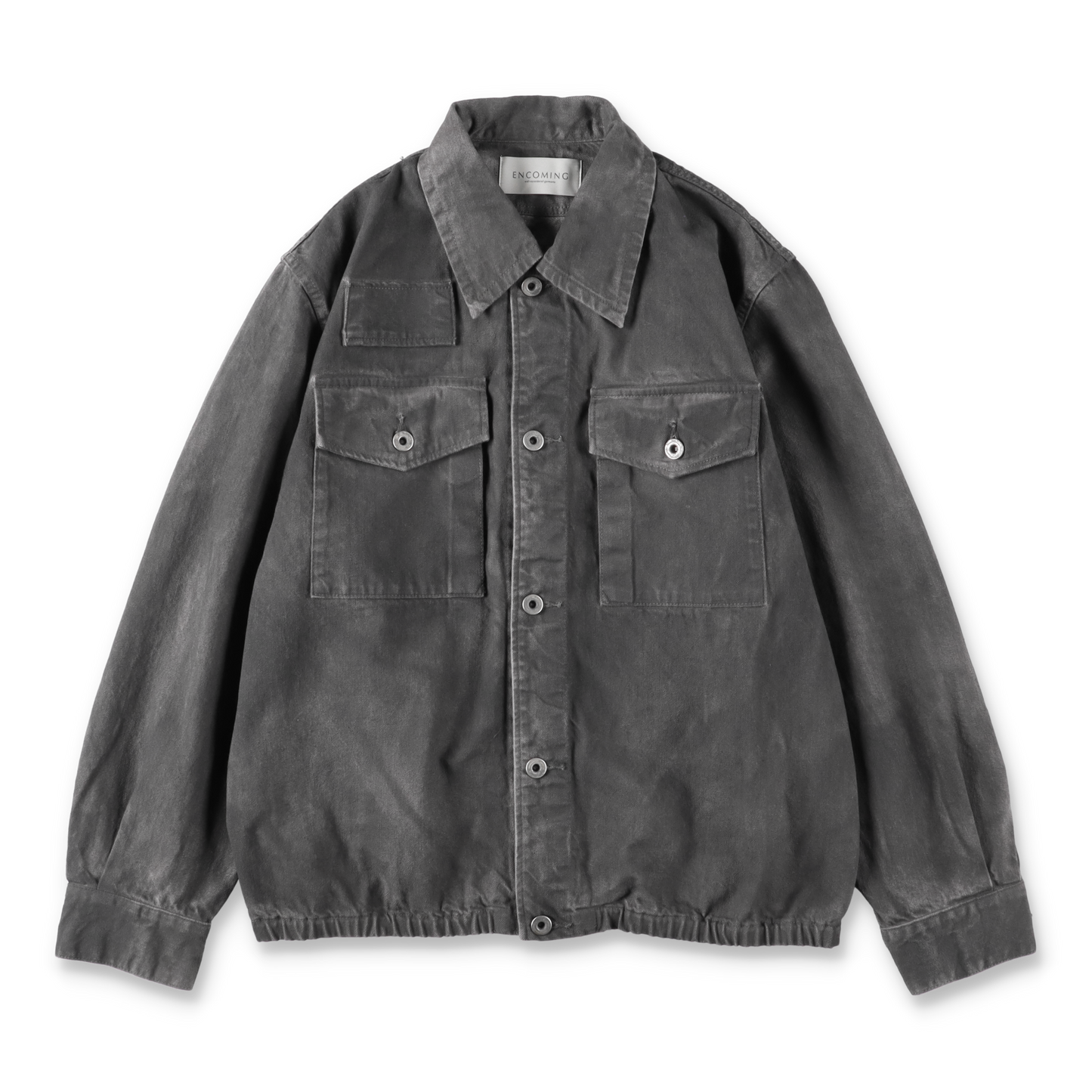 ENCOMING ZIP SHORT BLOUSON BROWN [ZSBL-BR] (N)