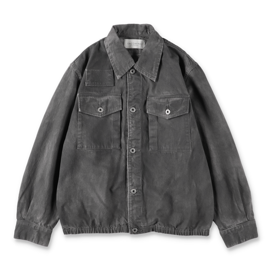 ENCOMING ZIP SHORT BLOUSON BROWN [ZSBL-BR] (N)