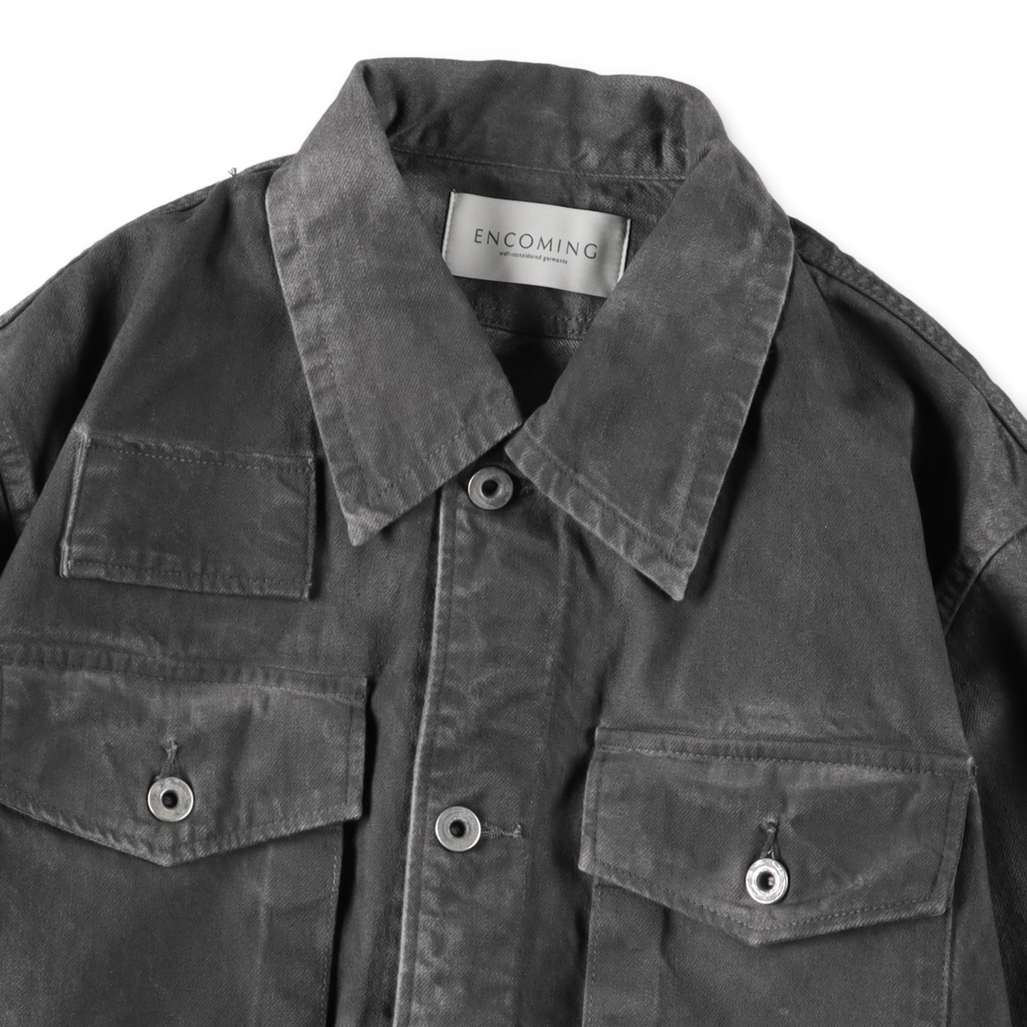 ENCOMING ZIP SHORT BLOUSON BROWN [ZSBL-BR] (N)