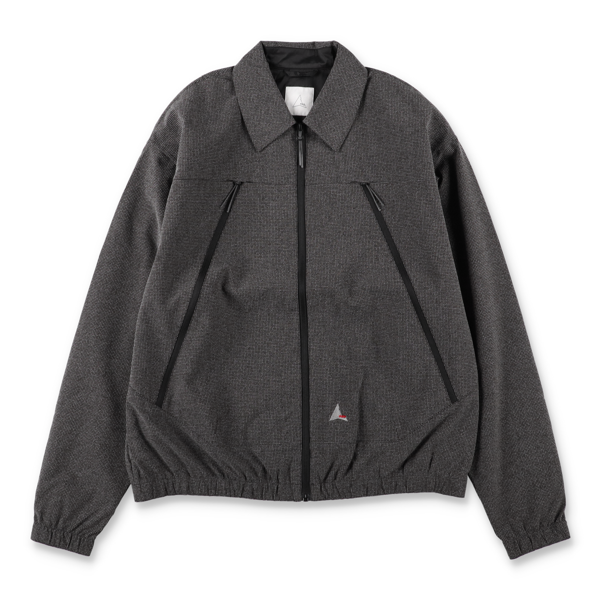 ROA LAMON Reinforced Technical Zip Up Shirt Black  正面画像