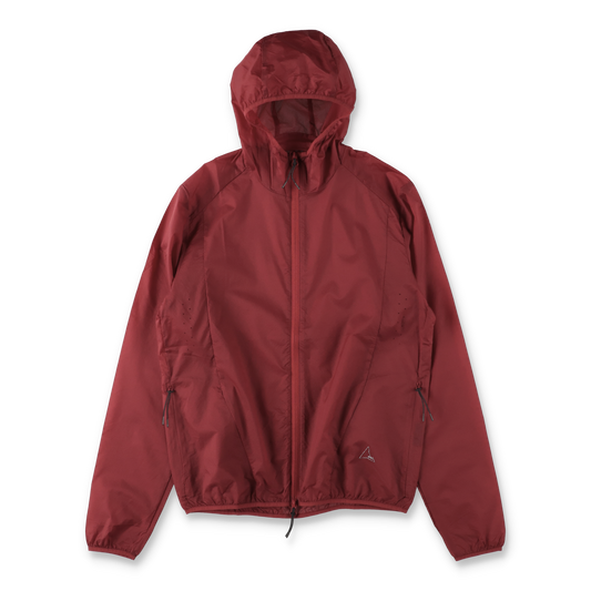 ROA HUE Packable Wind Jacket Dark Red　正面画像