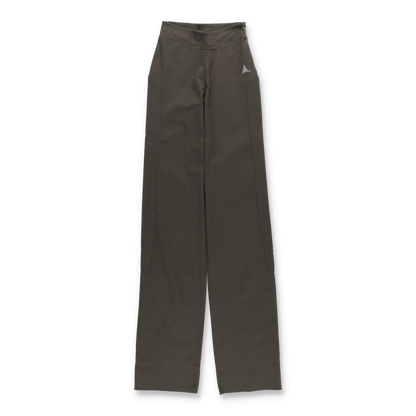 ROA MARVA Compression Flared Pants Dark Brown　正面画像　アウトドア