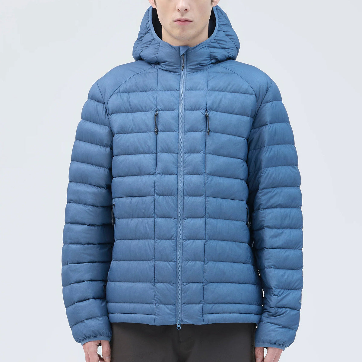 Hiking Patrol Horizon UL 800FP Hooded Down Jacket Slate Blue