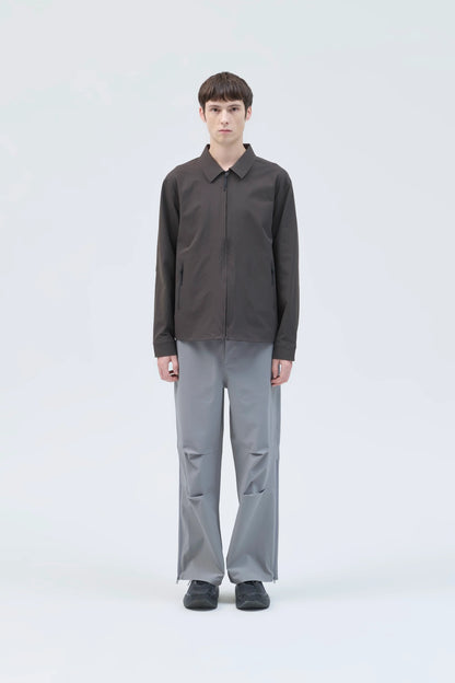 Hiking Patrol Edge Softshell Shirt Slate Brown 着用イメージ 正面